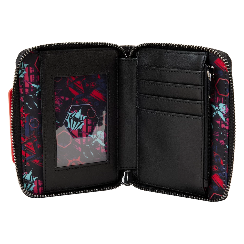 Spider-Man: Across Spider-Verse: Loungefly Lenticular Zip-Around Wallet 3 Spider-Man: Across Spider-Verse: Loungefly Lenticular Zip-Around Wallet - Image 3