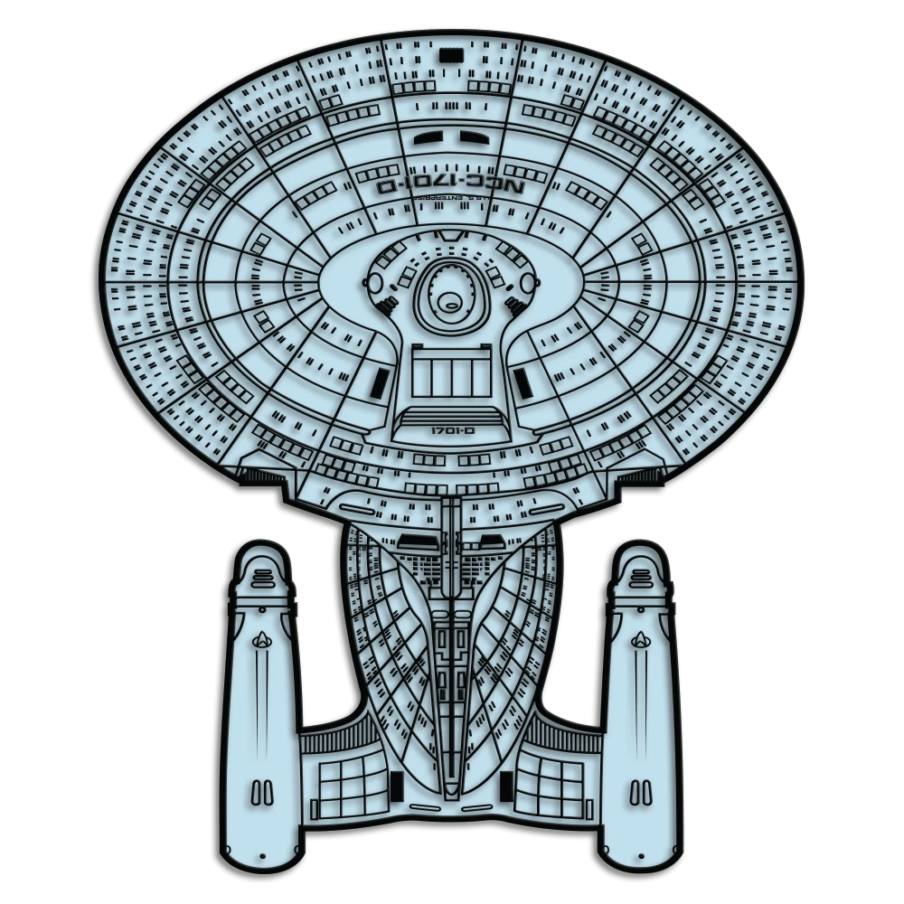 Star Trek: The 55 Collection: Enamel Pin Badge Set: Ships (Set I) 2 Star Trek: The 55 Collection: Enamel Pin Badge Set: Ships (Set I) - Image 2