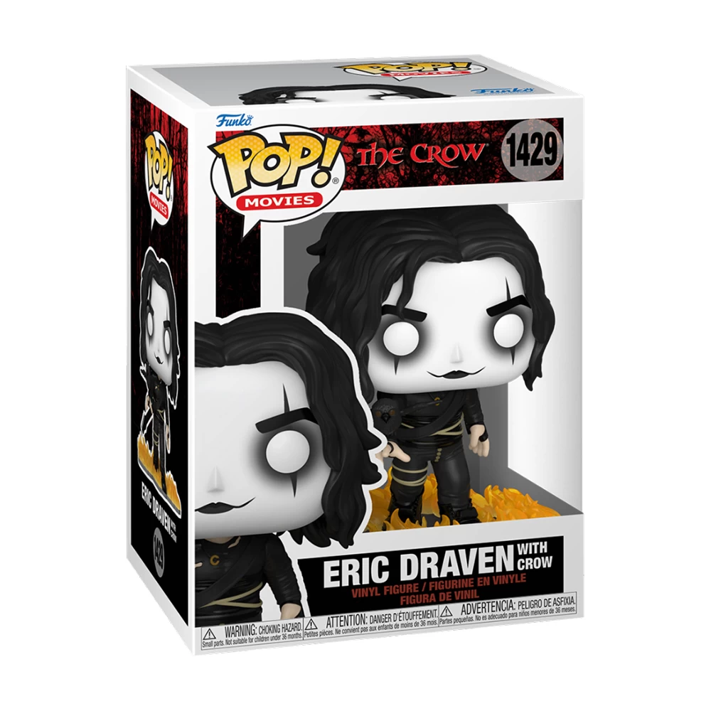 The Crow: Pop! Vinyl Figure: Eric Draven (With Crow) 2 The Crow: Pop! Vinyl Figure: Eric Draven (With Crow) - Image 2