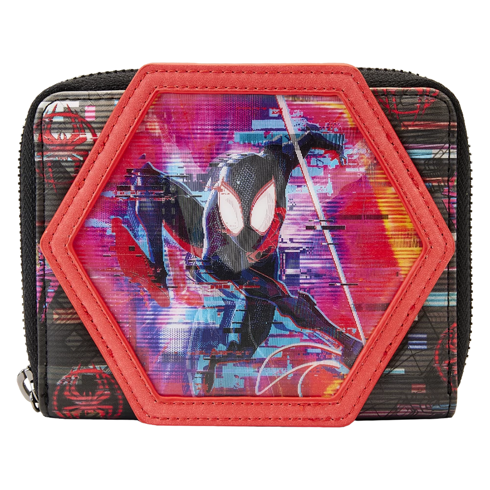 Spider-Man: Across Spider-Verse: Loungefly Lenticular Zip-Around Wallet 5 Spider-Man: Across Spider-Verse: Loungefly Lenticular Zip-Around Wallet - Image 5