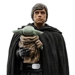 Star Wars: The Mandalorian: 1/10 Art Scale Statue: Luke Skywalker & Grogu
