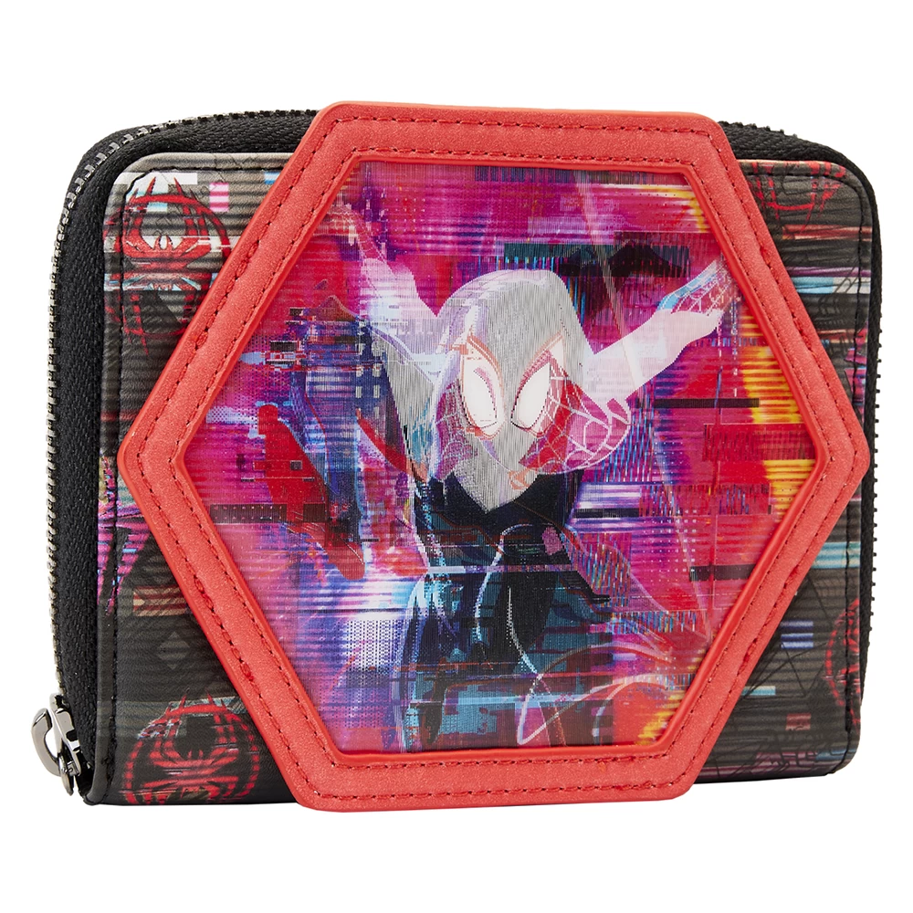 Spider-Man: Across Spider-Verse: Loungefly Lenticular Zip-Around Wallet 1 Spider-Man: Across Spider-Verse: Loungefly Lenticular Zip-Around Wallet