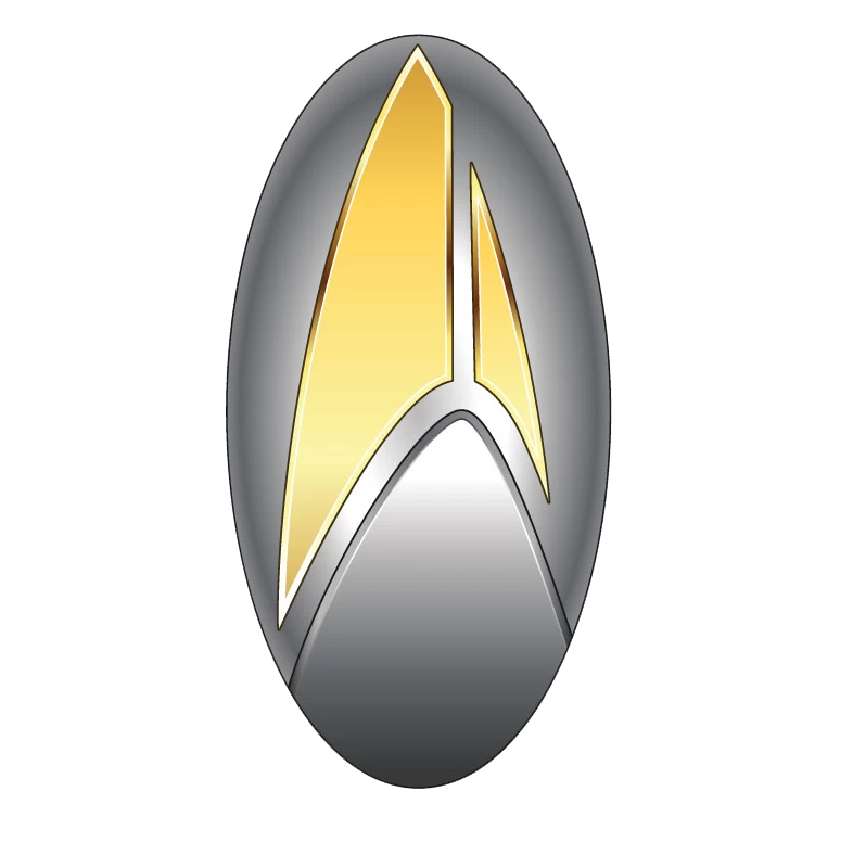 Star Trek: Discovery: 32nd Century Federation Comms & Transporter Badge 1 Star Trek: Discovery: 32nd Century Federation Comms & Transporter Badge