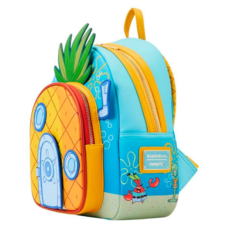 Spongebob Squarepants: Loungefly Mini Backpack: Pineapple House 3 Spongebob Squarepants: Loungefly Mini Backpack: Pineapple House - Image 3
