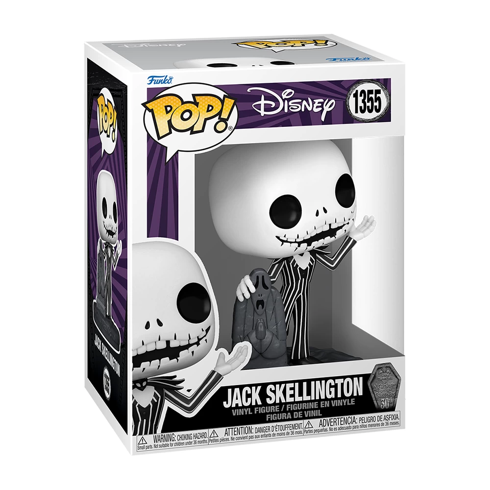 The Nightmare Before Christmas: 30th Anniversary: Pop! Vinyl Figure: Jack (With Gravestone) 1 The Nightmare Before Christmas: 30th Anniversary: Pop! Vinyl Figure: Jack (With Gravestone)