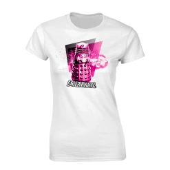 Doctor Who: Women's Fit T-Shirt: Dalek Exterminate Battle Cry (Classic)