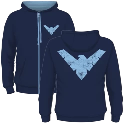 Batman: Hoodie: Nightwing -Toys - Collectibles Store 3f6750d744de9c3c11b8b84d51e96e482cf3