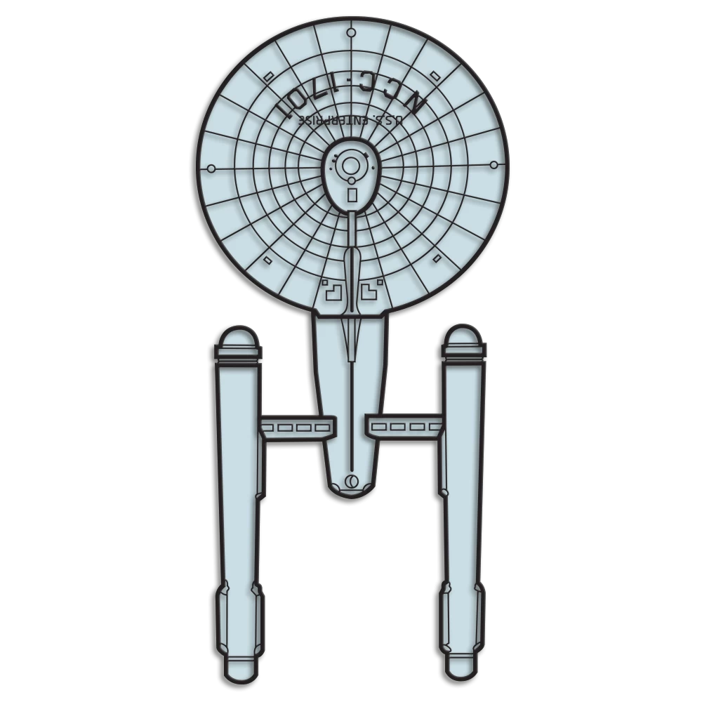 Star Trek: The 55 Collection: Enamel Pin Badge Set: Ships (Set I) 5 Star Trek: The 55 Collection: Enamel Pin Badge Set: Ships (Set I) - Image 5