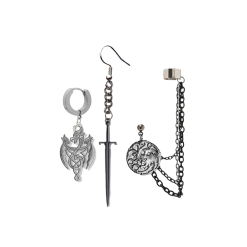 House Of The Dragon: Mistmatch Earrings: Targaryen Dragon