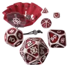 Metal RPG Dice Set: Collector's Edition: Red