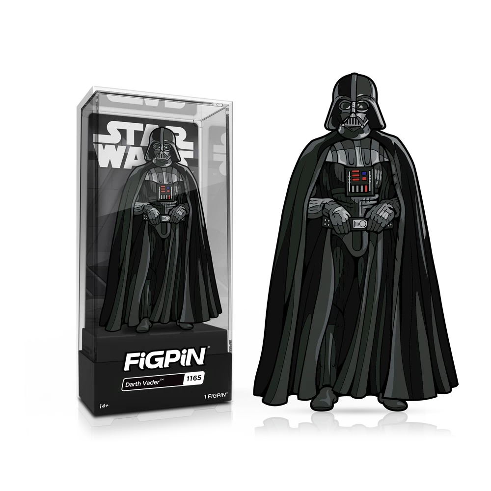 Star Wars: The Empire Strikes Back: FiGPiN Pin Badge: Darth Vader (SWC Exclusive) 1 Star Wars: The Empire Strikes Back: FiGPiN Pin Badge: Darth Vader (SWC Exclusive)