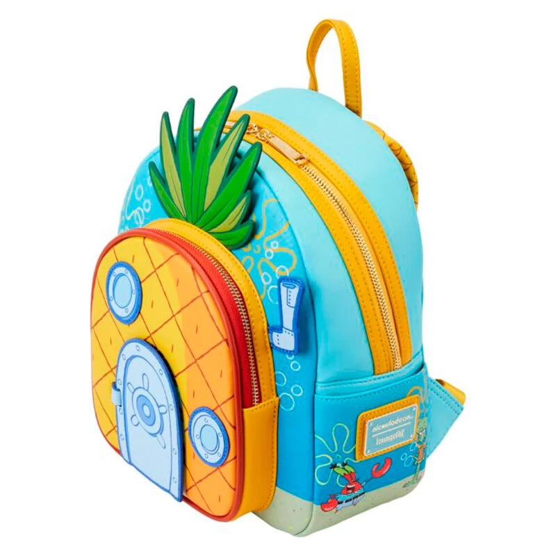 Spongebob Squarepants: Loungefly Mini Backpack: Pineapple House 1 Spongebob Squarepants: Loungefly Mini Backpack: Pineapple House