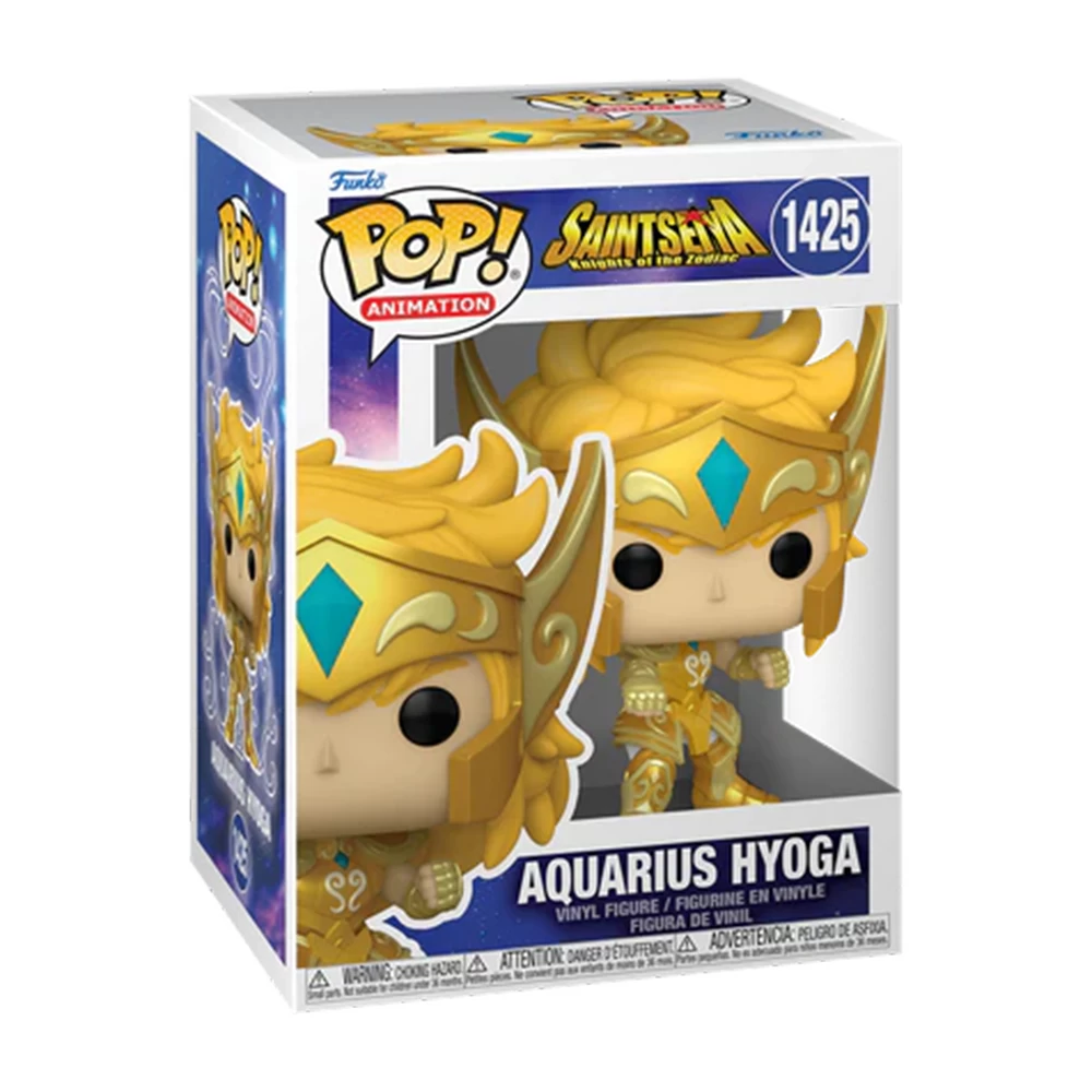 Saint Seiya: Pop! Vinyl Figure: Aquarius Hyoga (Gold) 2 Saint Seiya: Pop! Vinyl Figure: Aquarius Hyoga (Gold) - Image 2