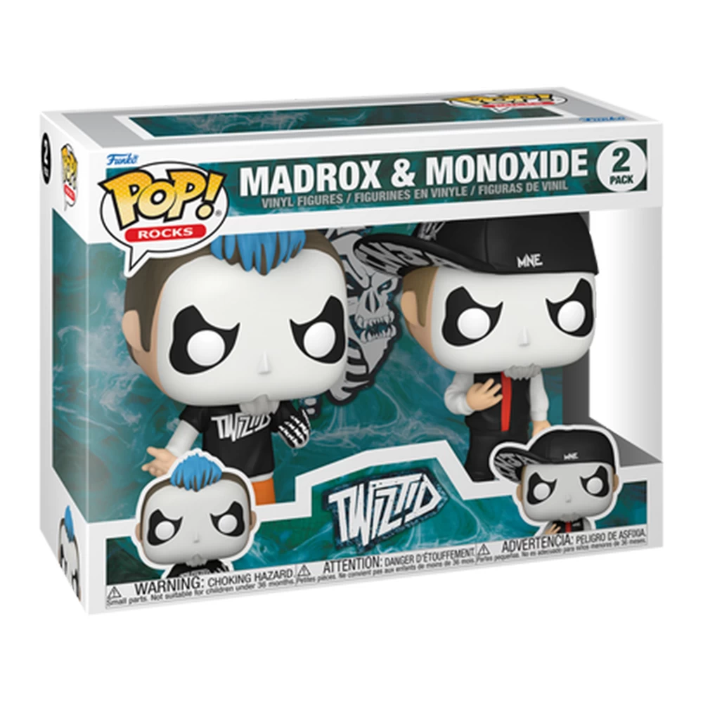 Twiztid: Pop! Vinyl Figure 2-Pack: Madrox & Monoxide 2 Twiztid: Pop! Vinyl Figure 2-Pack: Madrox & Monoxide - Image 2