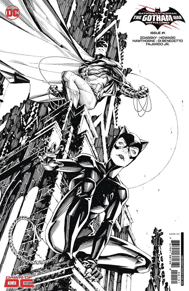 Batman/Catwoman: The Gotham War: Battle Lines: One-Shot #1 (Cover G Kael Ngu Black & White Card Stock Variant) 1 Batman/Catwoman: The Gotham War: Battle Lines: One-Shot #1 (Cover G Kael Ngu Black & White Card Stock Variant)
