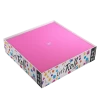 Gamegenic: Magnetic Dice Tray: Square: Black/Pink