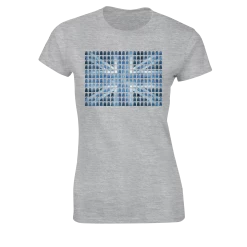 Doctor Who: Women's Fit T-Shirt: Union Flag TARDIS Montage
