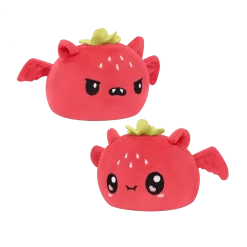 Reversible Plushies: Kawaii & Angry: Bat (Strawberry)