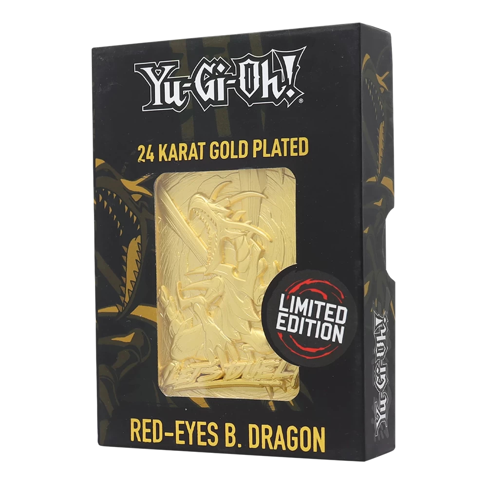 Yu-Gi-Oh!: Limited Edition 24k Gold Plated Collectible Metal Card: Red Eyes Blue Dragon 1 Yu-Gi-Oh!: Limited Edition 24k Gold Plated Collectible Metal Card: Red Eyes Blue Dragon