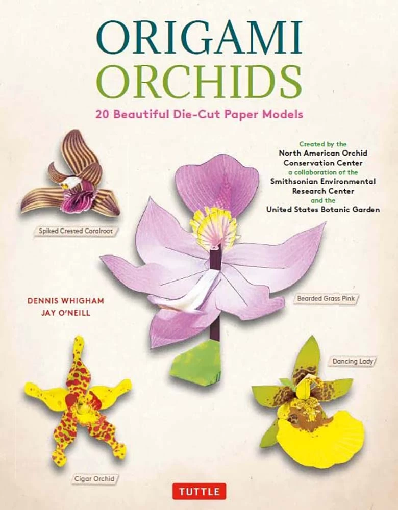 Origami Orchids Kit: 20 Beautiful Die-Cut Paper Models 1 Origami Orchids Kit: 20 Beautiful Die-Cut Paper Models
