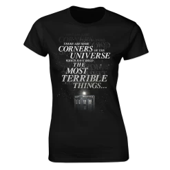 Doctor Who: The 60th Anniversary Diamond Collection: Women's Fit T-Shirt: There Are Some Corners Of The Universe