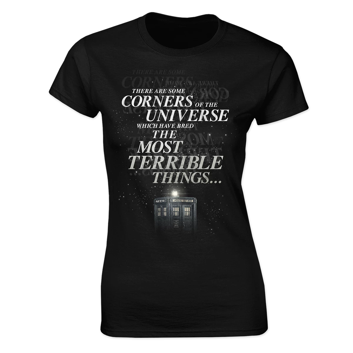 Doctor Who: The 60th Anniversary Diamond Collection: Women's Fit T-Shirt: There Are Some Corners Of The Universe 1 Doctor Who: The 60th Anniversary Diamond Collection: Women's Fit T-Shirt: There Are Some Corners Of The Universe