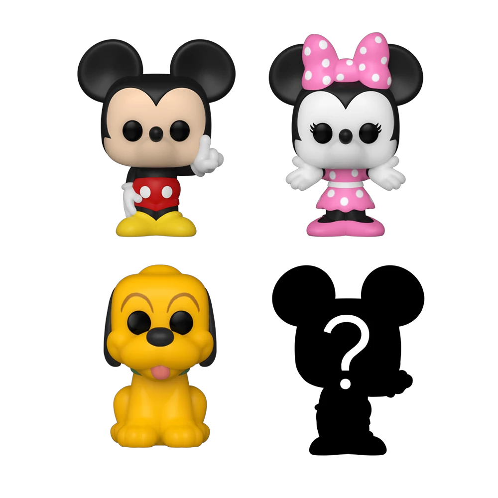 Disney: Bitty Pop! Vinyl Figure 4-Pack: Mickey Mouse, Minnie Mouse, Pluto & Mystery Figure 1 Disney: Bitty Pop! Vinyl Figure 4-Pack: Mickey Mouse, Minnie Mouse, Pluto & Mystery Figure
