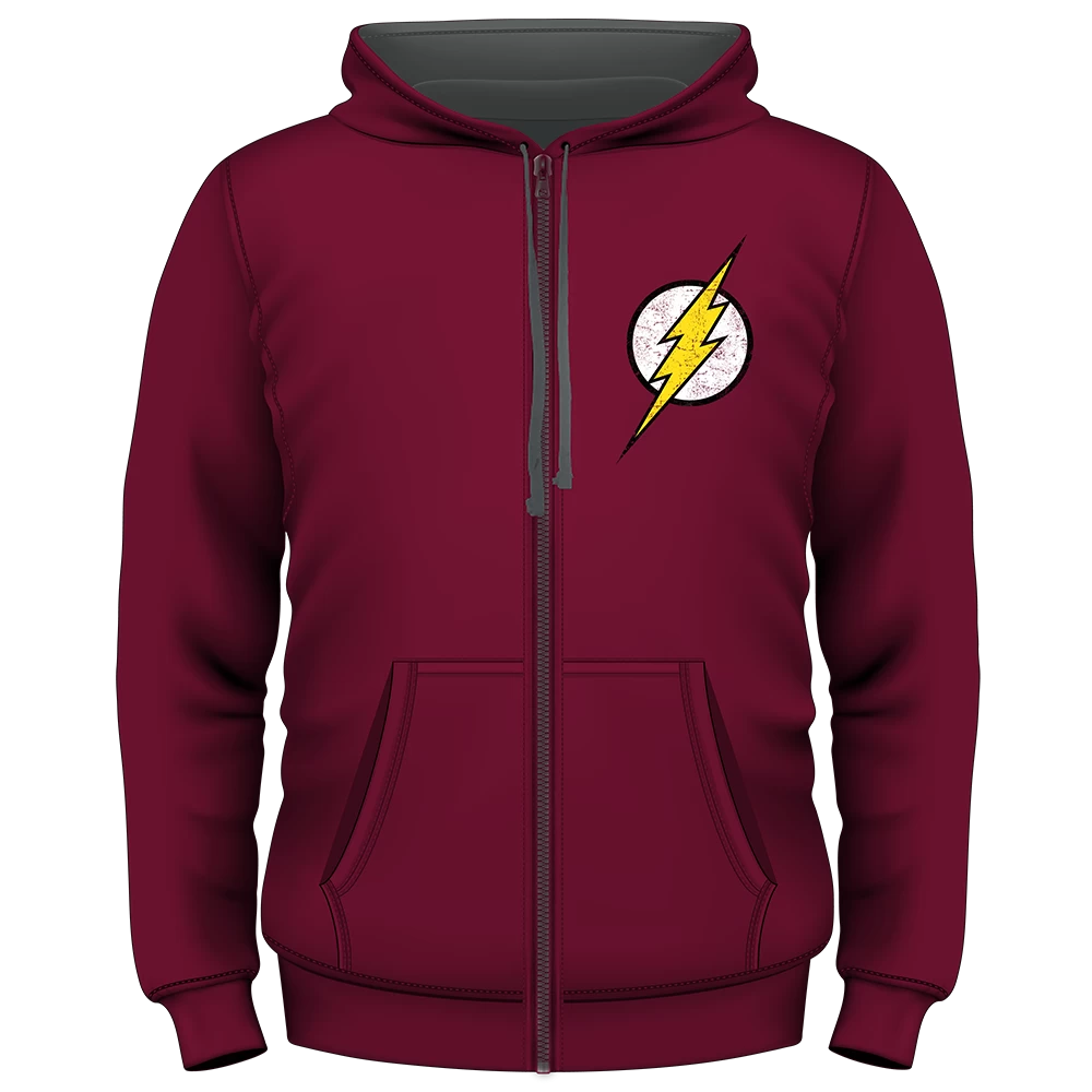 DC: Zipped Hoodie: The Flash 2 DC: Zipped Hoodie: The Flash - Image 2