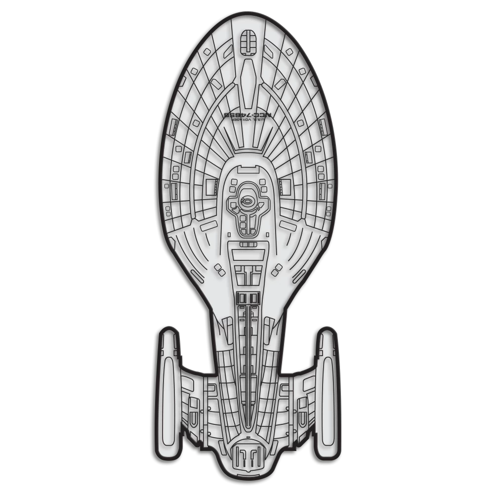 Star Trek: The 55 Collection: Enamel Pin Badge Set: Ships (Set I) 4 Star Trek: The 55 Collection: Enamel Pin Badge Set: Ships (Set I) - Image 4