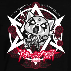 Aggretsuko: T-Shirt: Heavy Metal Japan