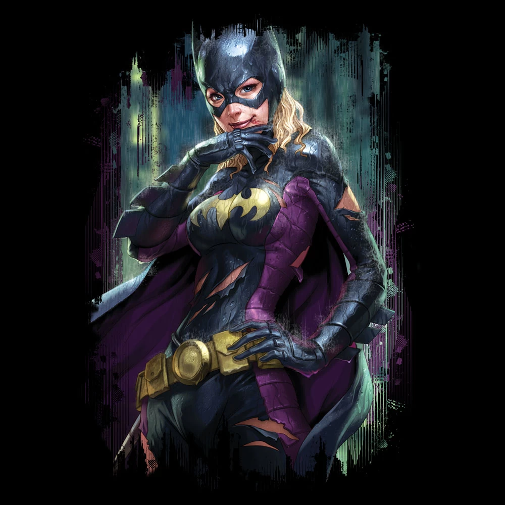 Batman: Women's Fit T-Shirt: Batgirl By Artgerm 2 Batman: Women's Fit T-Shirt: Batgirl By Artgerm - Image 2