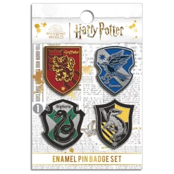 Harry Potter: Enamel Pin Badges: House Crests Set
