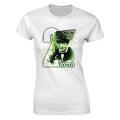 Doctor Who: Women's Fit T-Shirt: 2nd Doctor 1966-69