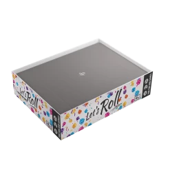 Gamegenic: Magnetic Dice Tray: Rectangular: Black/Grey