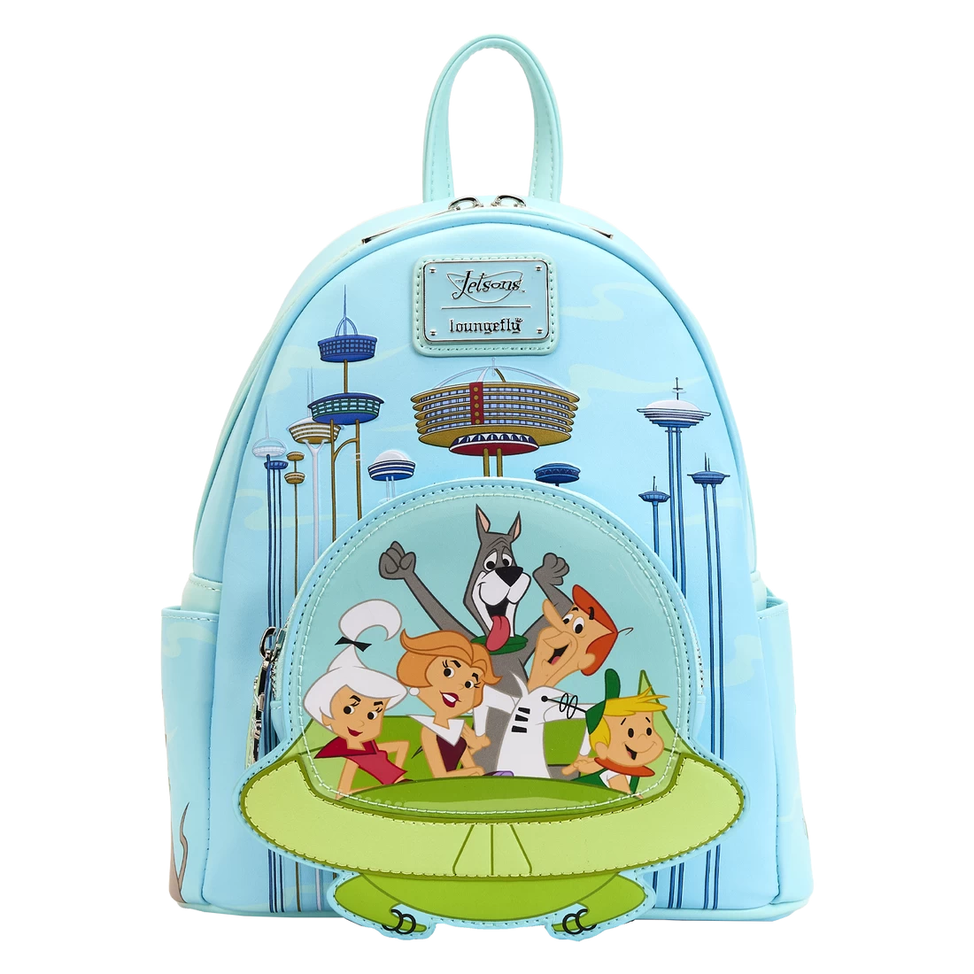 The Jetsons: Loungefly Mini Backpack: Spaceship 2 The Jetsons: Loungefly Mini Backpack: Spaceship - Image 2