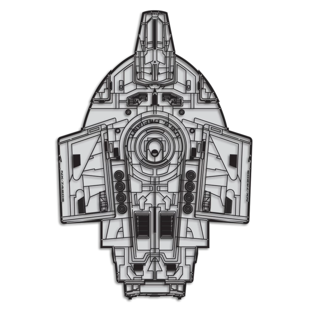 Star Trek: The 55 Collection: Enamel Pin Badge Set: Ships (Set I) 1 Star Trek: The 55 Collection: Enamel Pin Badge Set: Ships (Set I)