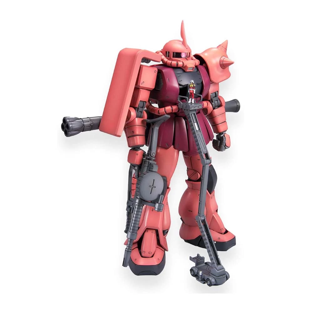 Gundam: MG 1/100 Scale Model Kit: MS-06S Char's Zaku (Version 2.0) 3 Gundam: MG 1/100 Scale Model Kit: MS-06S Char's Zaku (Version 2.0) - Image 3