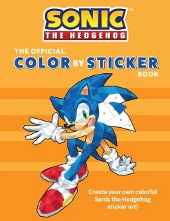 Sonic The Hedgehog: The Official Color By Sticker Book