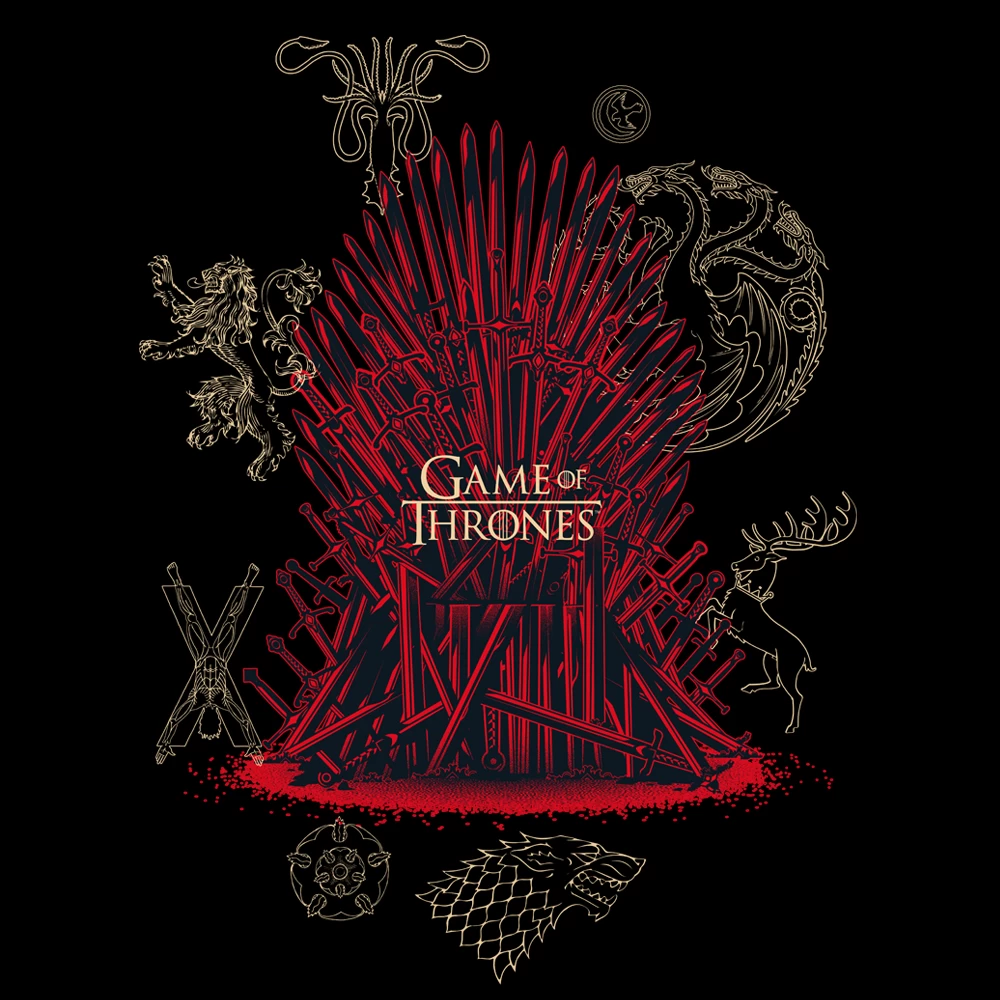 Game Of Thrones: Women's Fit T-Shirt: Iron Throne 2 Game Of Thrones: Women's Fit T-Shirt: Iron Throne - Image 2