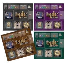 Tiny Epic Crimes: Player Mats: 4-Pack