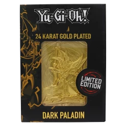 Yu-Gi-Oh!: Limited Edition 24k Gold Plated Collectible Metal Card: Dark Paladin