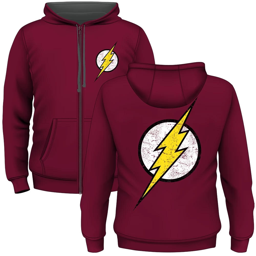 DC: Zipped Hoodie: The Flash 3 DC: Zipped Hoodie: The Flash - Image 3
