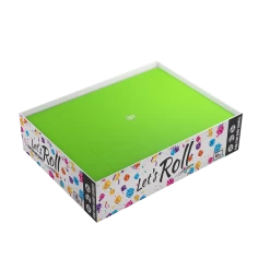 Gamegenic: Magnetic Dice Tray: Rectangular: Black/Green