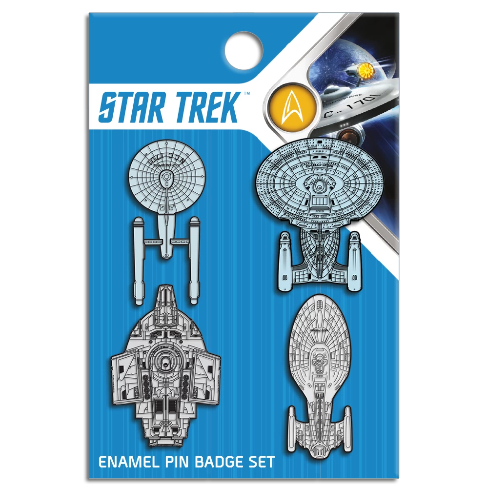 Star Trek: The 55 Collection: Enamel Pin Badge Set: Ships (Set I) 3 Star Trek: The 55 Collection: Enamel Pin Badge Set: Ships (Set I) - Image 3