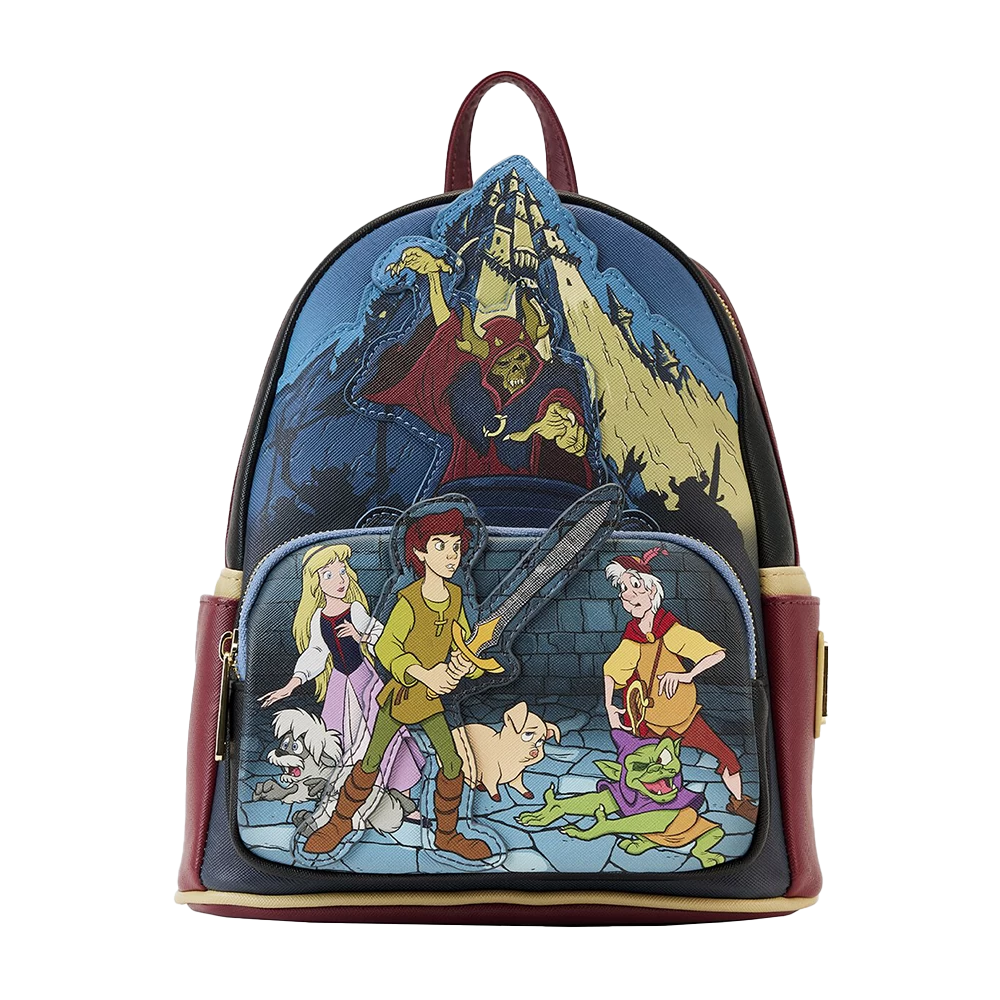 Disney: The Black Cauldron: Loungefly Mini Backpack: Film Scene 1 Disney: The Black Cauldron: Loungefly Mini Backpack: Film Scene