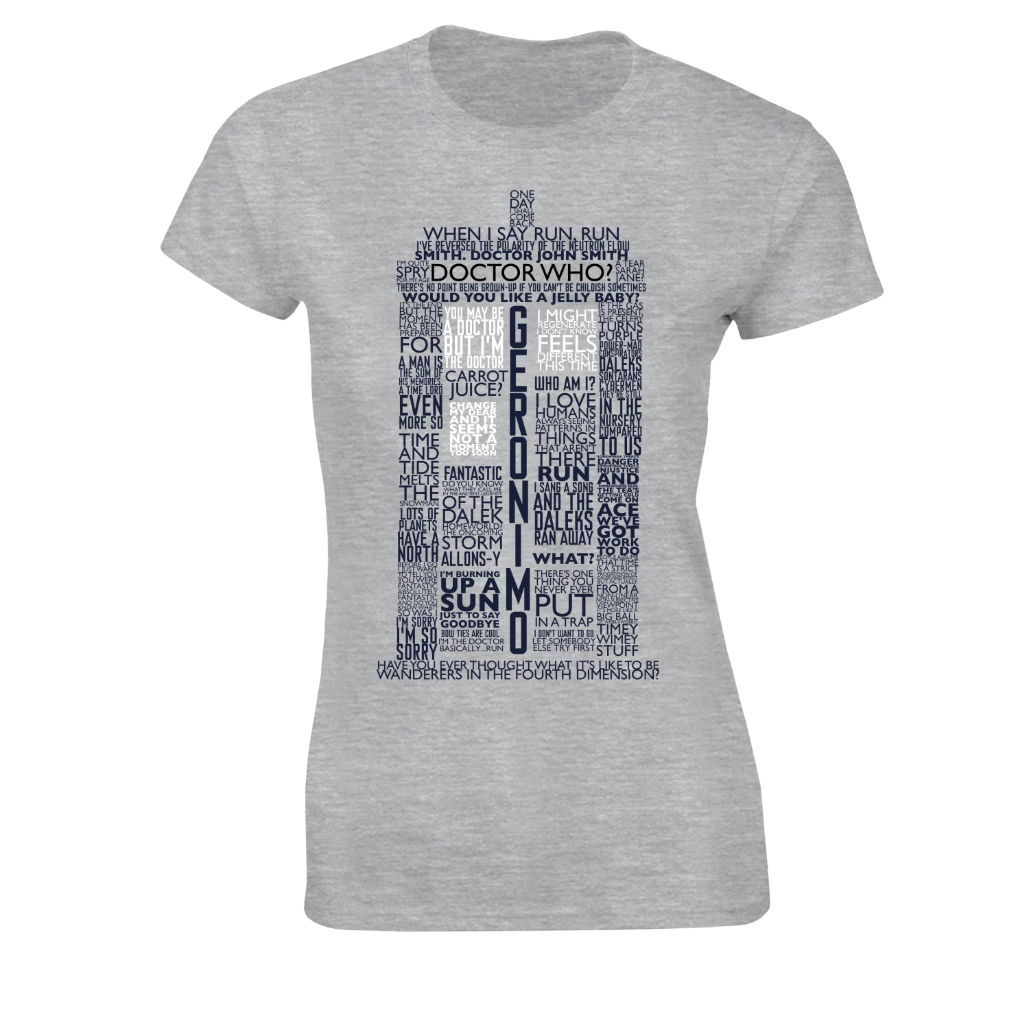 Doctor Who: Women's Fit T-Shirt: Iconic Quotes 1 Doctor Who: Women's Fit T-Shirt: Iconic Quotes