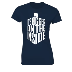 Doctor Who: Women's Fit T-Shirt: Bigger On The Inside