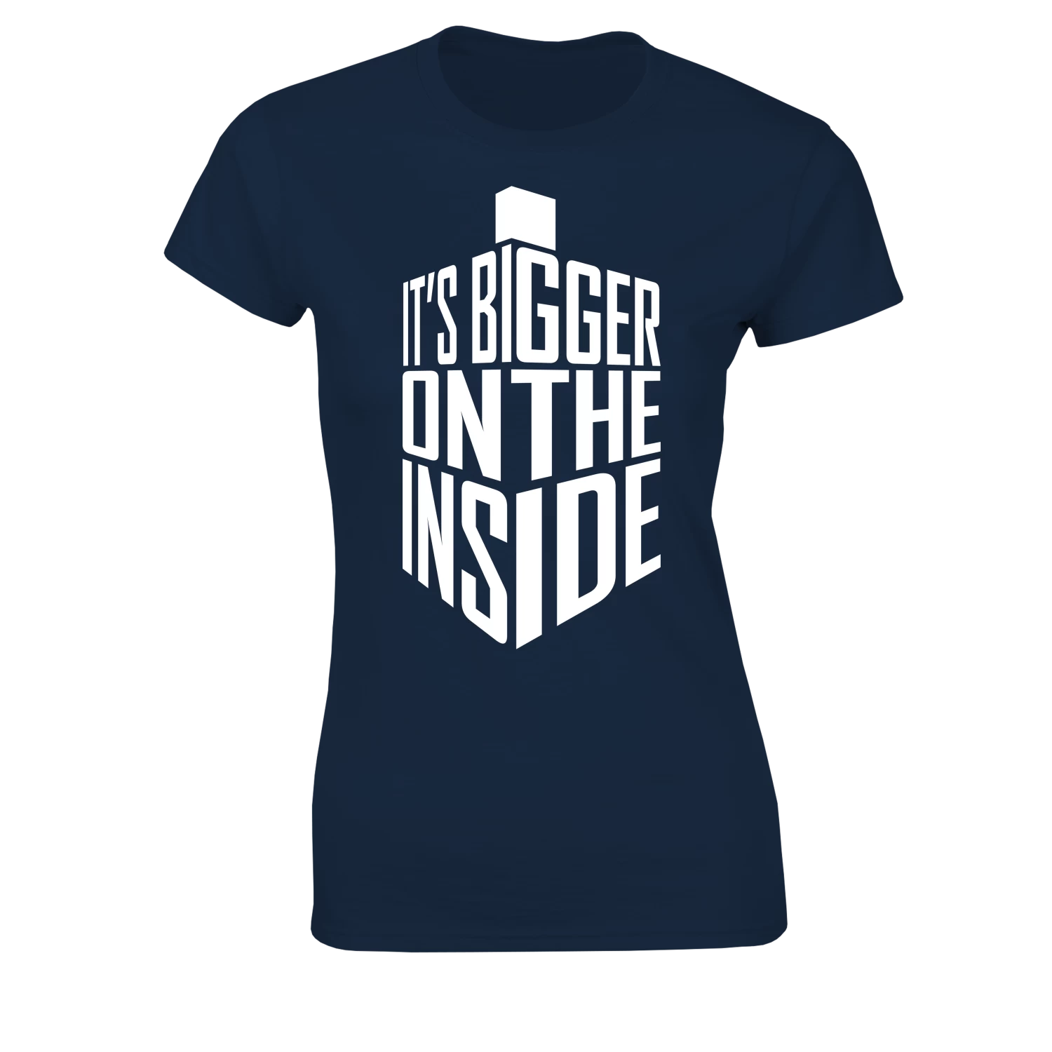 Doctor Who: Women's Fit T-Shirt: Bigger On The Inside 1 Doctor Who: Women's Fit T-Shirt: Bigger On The Inside