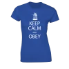 Doctor Who: Women's Fit T-Shirt: Keep Calm & Obey