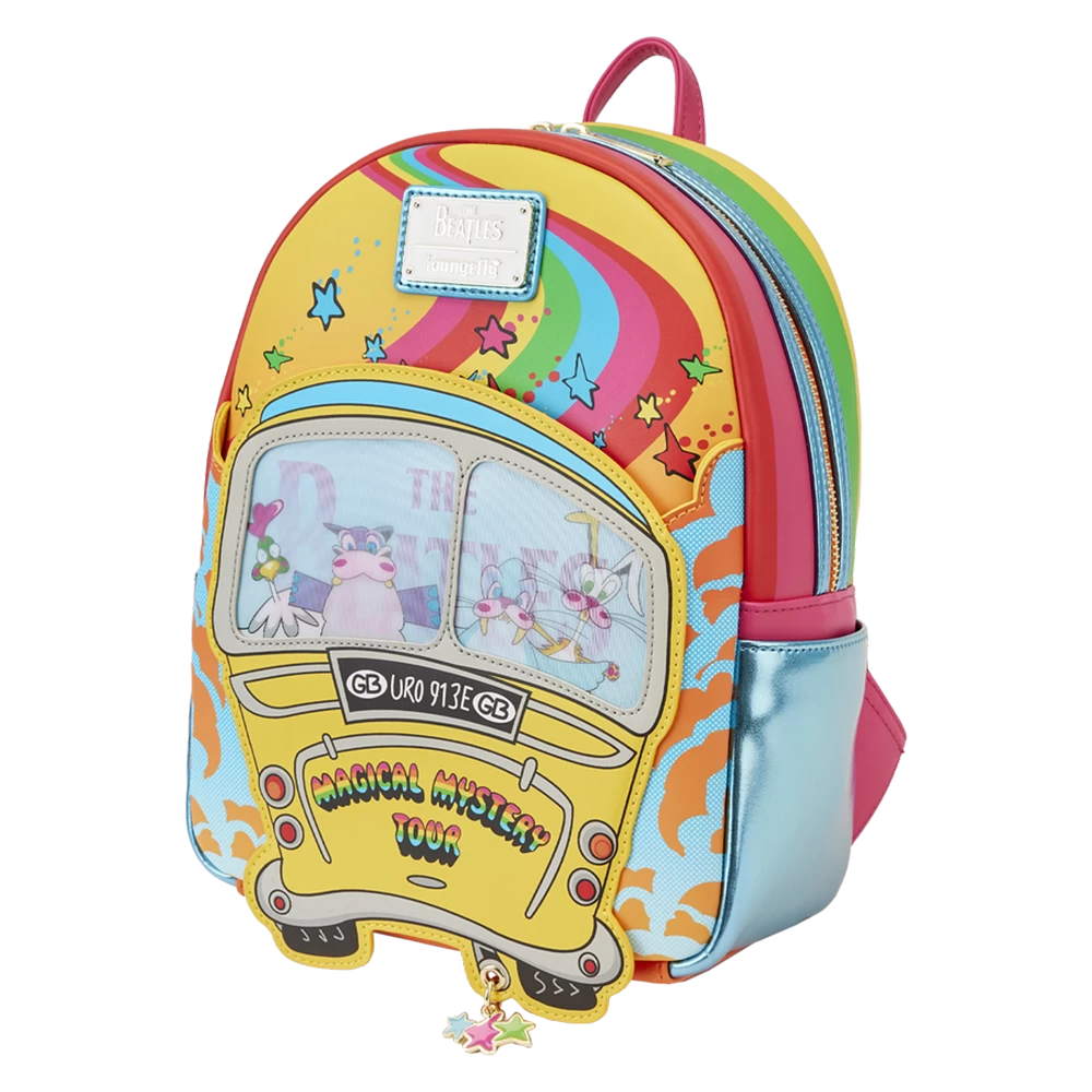 The Beatles: Magical Mystery Tour: Loungefly Mini Backpack: Bus 2 The Beatles: Magical Mystery Tour: Loungefly Mini Backpack: Bus - Image 2